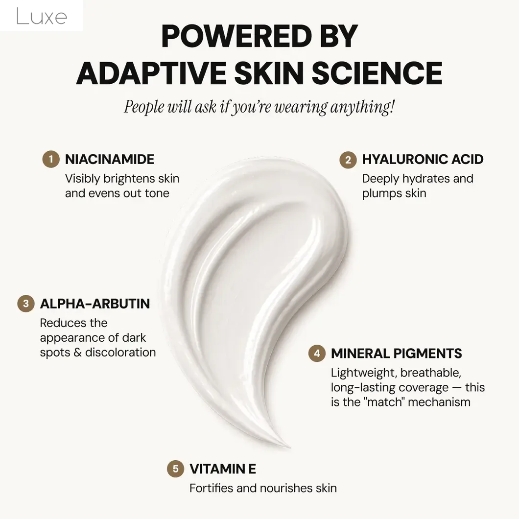 Luxe™ - Color Changing Foundation, photograph 4